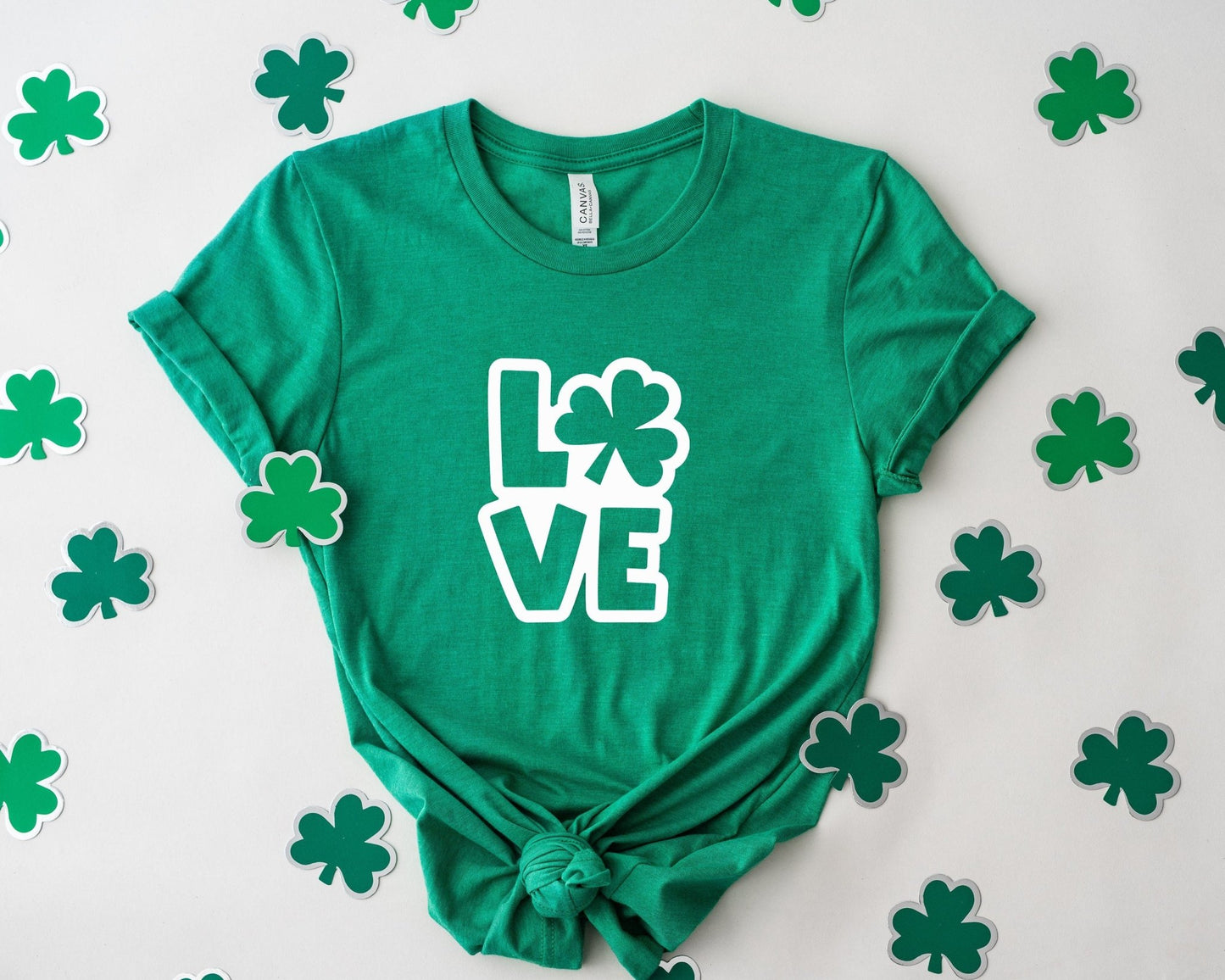 Love Clover St Patricks Day Tshirt - little crafty souls