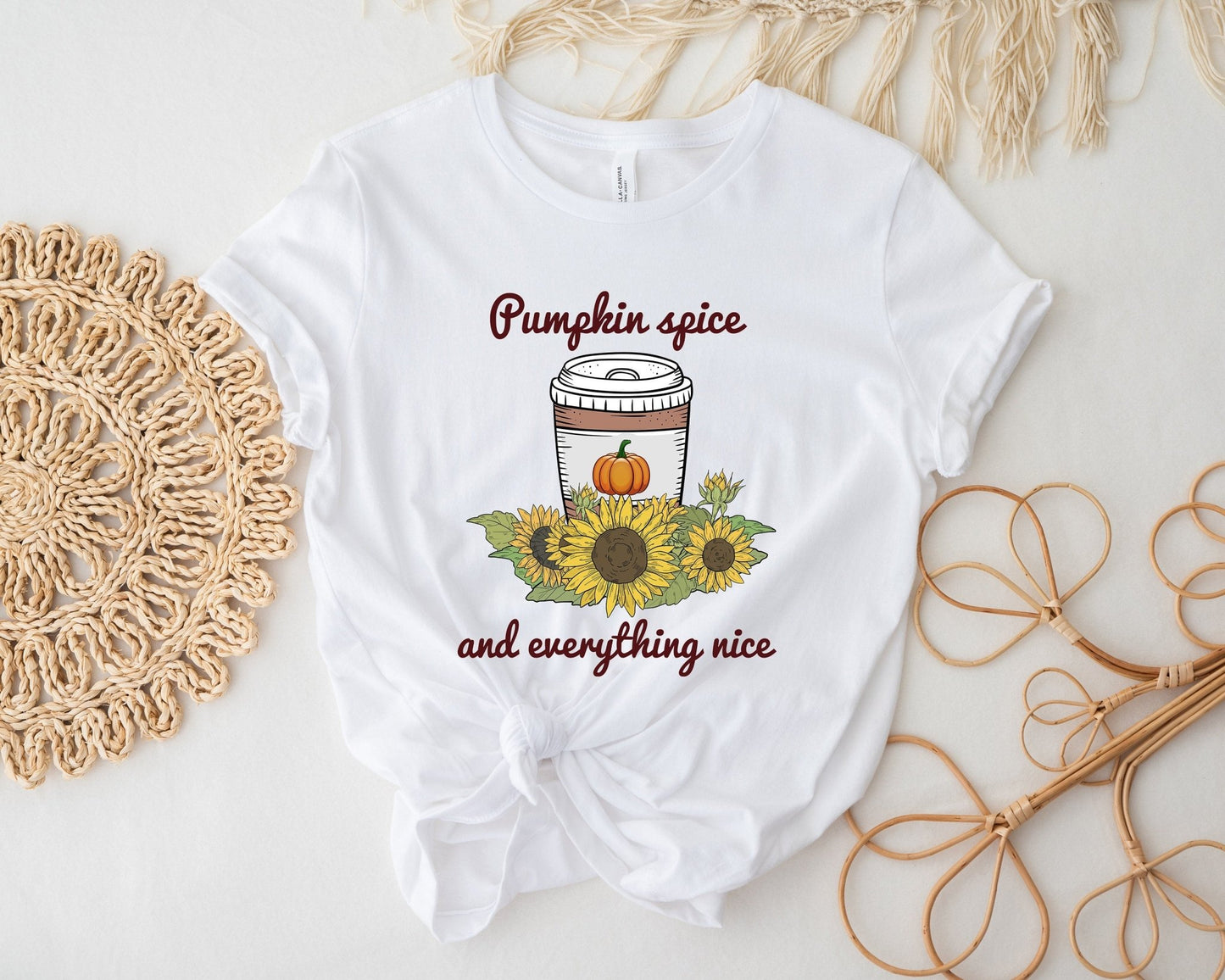 Pumpkin Spice And Everything Nice Tshirt - little crafty souls