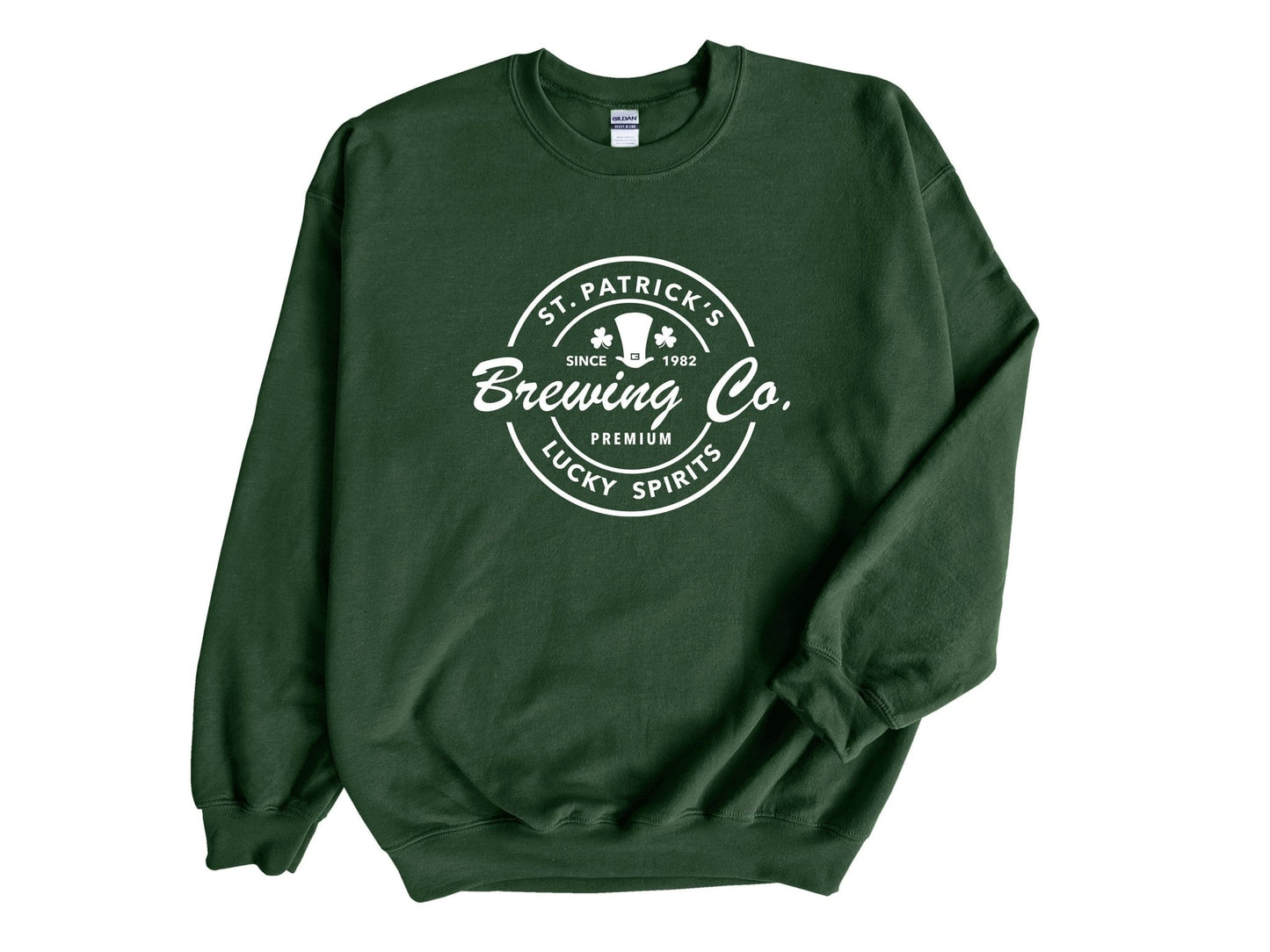 St Patrick's Day Brewing Sweatshirt, Paddys Day sweatshirt, St Patricks day jumper, Irish Hoodie, Funny Irish, Ireland Sweatshirt - little crafty souls