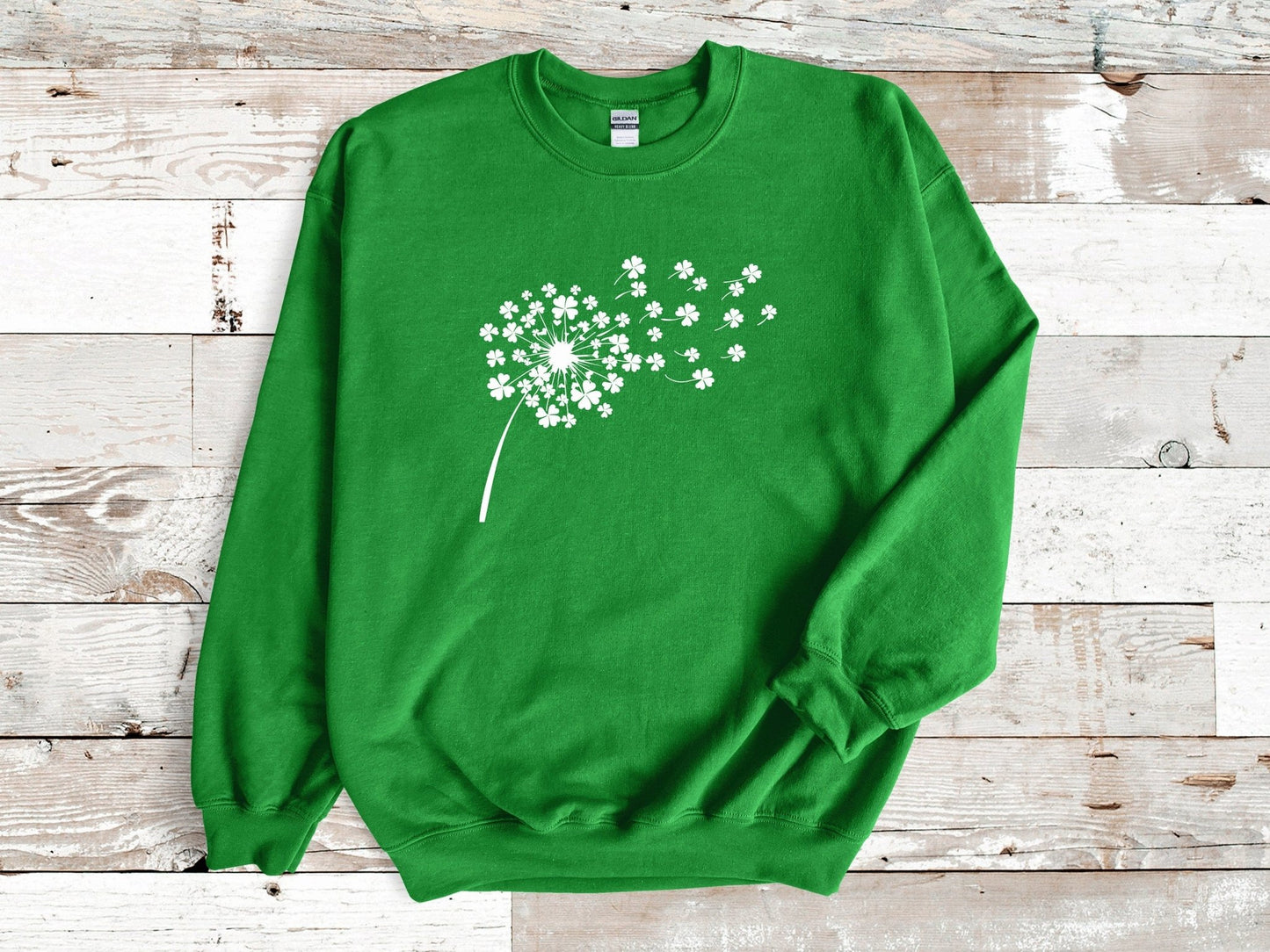 St Patrick's Day Sweatshirt, Clover Sweater, Paddys Day sweatshirt, St Patricks day jumper, Irish Hoodie, Funny Irish, Ireland Sweatshirt - little crafty souls