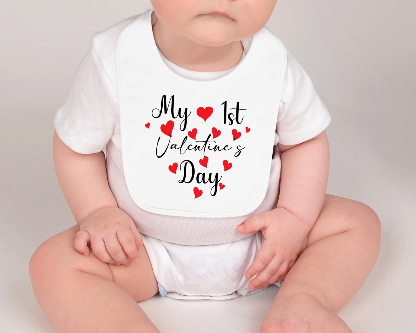 First Valentines Day, My 1st Valentines onesie, Babies First Valentines Day, Valentines Baby Gift, Baby Valentines day gift - little crafty souls