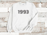 1993 Sweatshirt, 30th Birthday jumper, 30th Birthday gift idea, customise year sweatshirt, personalise year jumper personalize birthday - little crafty souls