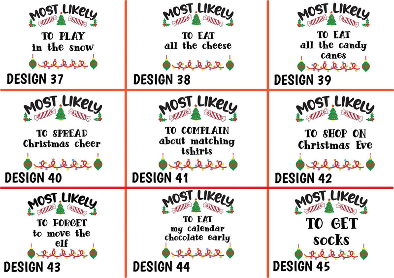 45 Quotes Most Likely And Custom Christmas Shirt - little crafty souls