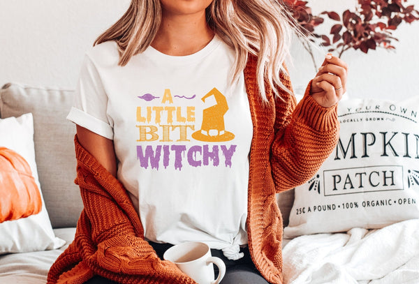 A Little Bit Witchy Tshirt - little crafty souls