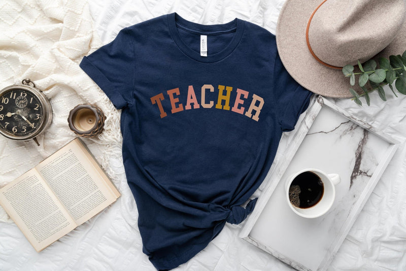 Autumn Teacher tshirt, Welcome back to school tshirt, tshirt, teach shirt, first day of school tshirt, best teacher tshirt, first grade - little crafty souls