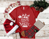 Be Naughty Save Santa The Trip Funny Christmas Tshirt - little crafty souls