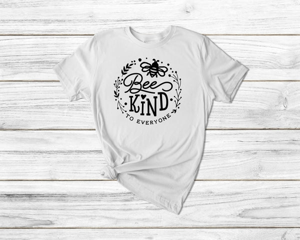 Bee Kind To Everyone Tshirt - little crafty souls