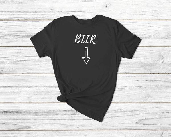 Beer Baby Arrow Pregnancy Announcement Tshirts - little crafty souls