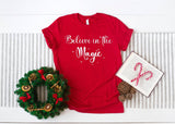 Believe In The Magic Christmas Tshirt - little crafty souls