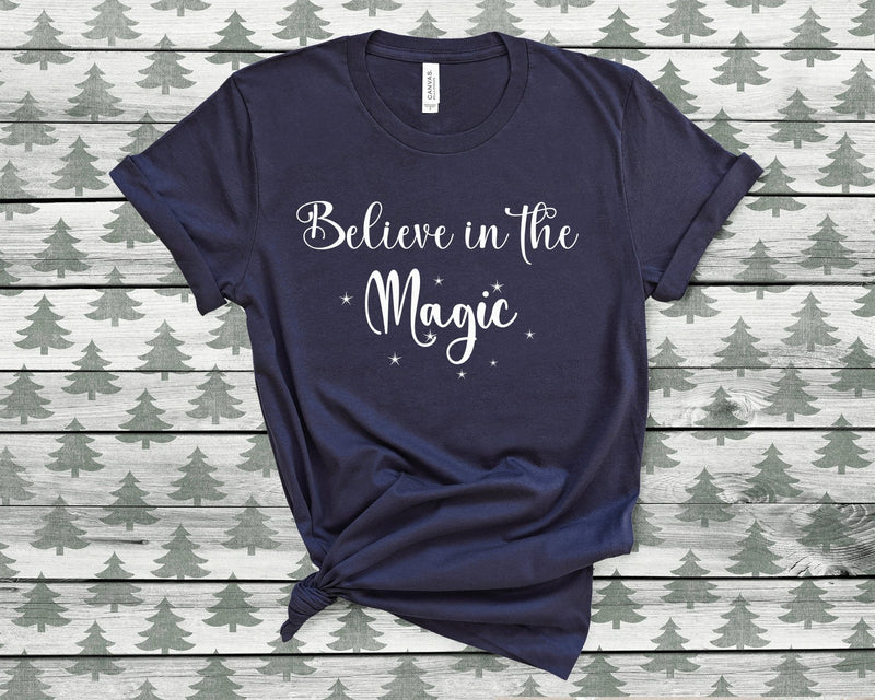 Believe In The Magic Christmas Tshirt - little crafty souls