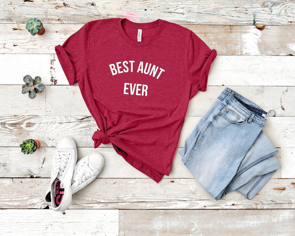 Best Aunt Ever Tshirt - little crafty souls