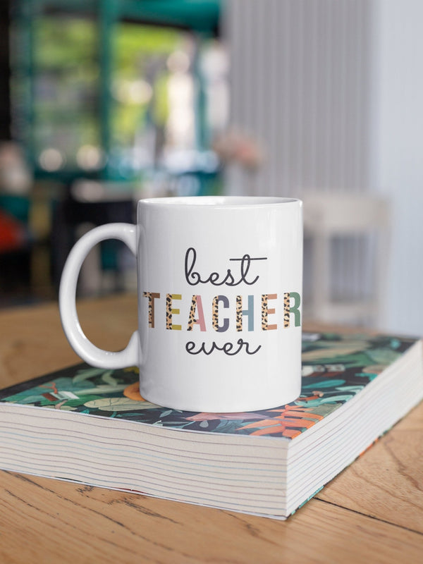 Best teacher ever, teachers mug, school leavers, teacher, gifts for teachers, world's best teacher. - little crafty souls