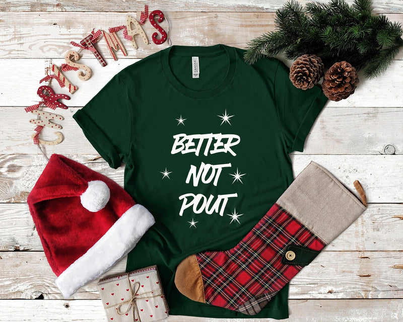 Better Not Pout Christmas Tshirt - little crafty souls