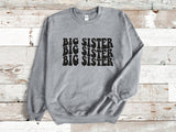 Big Sister Jumper - Child Sweater | Little Girl Sweatshirt | promoted to big Sister Shirt | Kid Sweater | Sister Shirts | Toddler Sweatshirt - little crafty souls