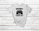 Birthday Boy Time To Level Up Gamer Tshirt - little crafty souls