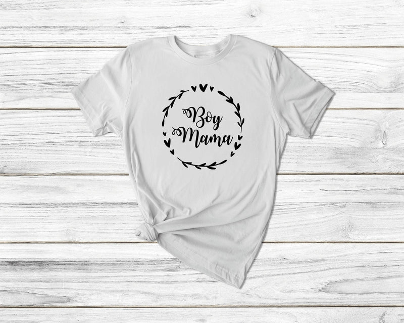 Boy Mama Tshirt - little crafty souls