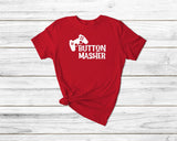 Button Masher Tshirt - little crafty souls