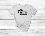 Button Masher Tshirt - little crafty souls