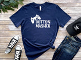 Button Masher Tshirt - little crafty souls