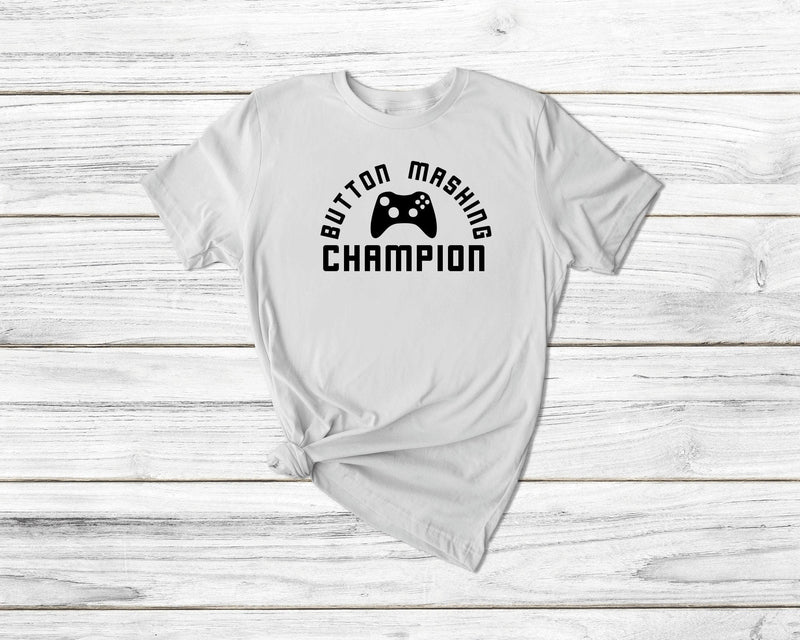 Button Mashing Champion Tshirt - little crafty souls