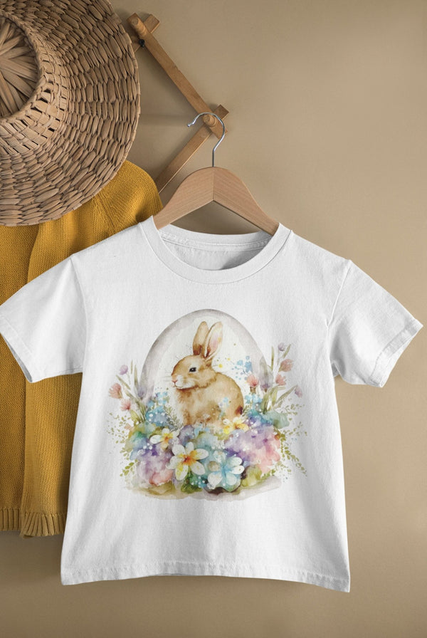 Children's Easter Tshirt, Easter Bunny tshirt, Easter tshirts, easter gift ideas, Kids easter shirts, my first easter tshirt, Rabbit Tshirt - little crafty souls