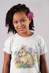 Children's Easter Tshirt, Easter Bunny tshirt, Easter tshirts, easter gift ideas, Kids easter shirts, my first easter tshirt, Rabbit Tshirt - little crafty souls