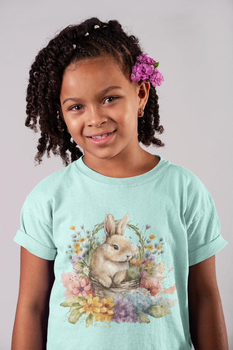 Children's Easter Tshirt, Easter Bunny tshirt, Easter tshirts, easter gift ideas, Kids easter shirts, my first easter tshirt, Rabbit Tshirt - little crafty souls