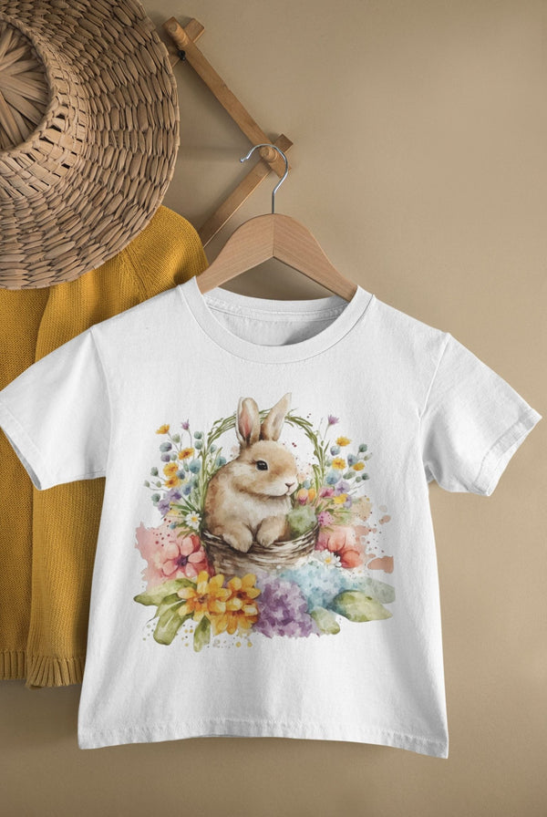 Children's Easter Tshirt, Easter Bunny tshirt, Easter tshirts, easter gift ideas, Kids easter shirts, my first easter tshirt, Rabbit Tshirt - little crafty souls