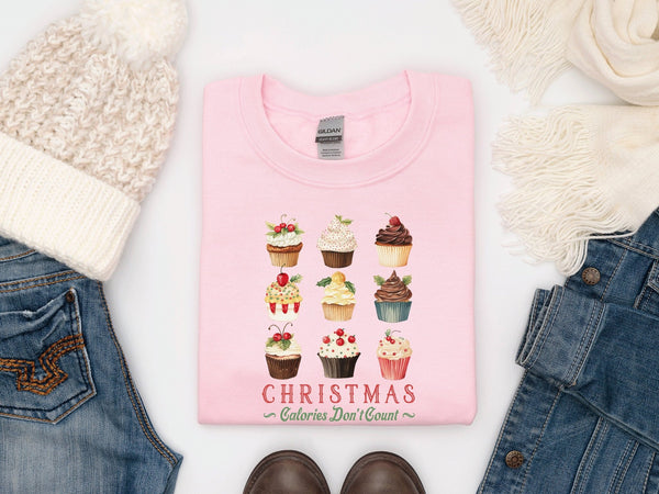 Christmas calories dont count christmas sweater - little crafty souls