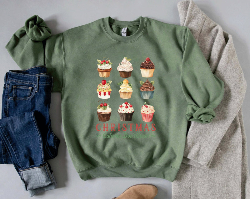 Christmas calories dont count christmas sweater - little crafty souls