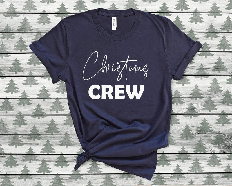 Christmas Crew Christmas Tshirts, Matching Family Christmas Tshirts - little crafty souls