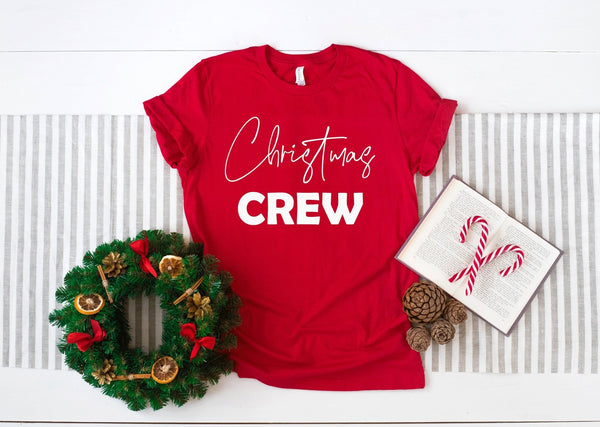 Christmas Crew Christmas Tshirts, Matching Family Christmas Tshirts - little crafty souls