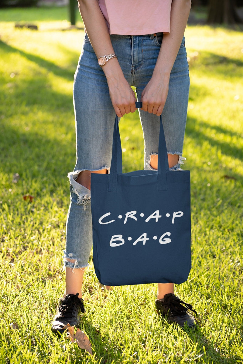 Crap Bag Tote Bag, Friends Tote Bag - little crafty souls