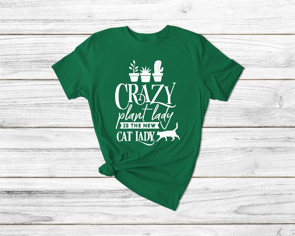 Crazy Plant Lady Funny Gardening Tshirt - little crafty souls