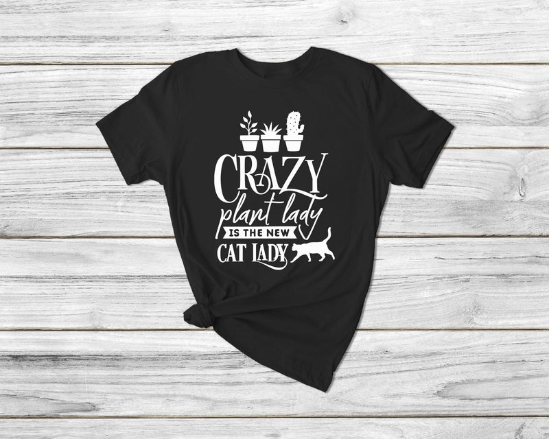 Crazy Plant Lady Funny Gardening Tshirt - little crafty souls