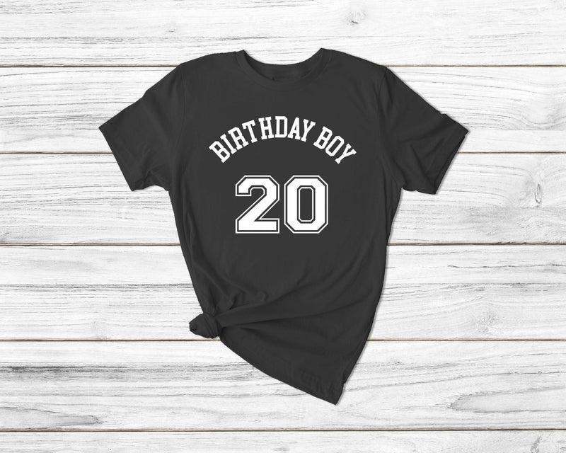 Custom Age Birthday Boy Tshirts - little crafty souls