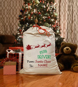 Custom Santa Sack, Special Delivery - little crafty souls