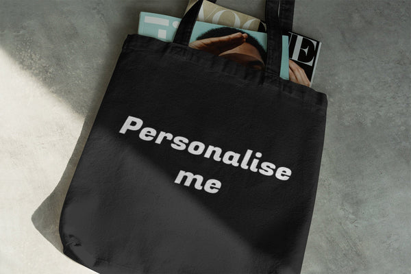 Custom Tote bag, personalise tote bag, cute tote bag, gift for her, gift for him, canvas bag, personalize bag, shopping bag, shoulder bag - little crafty souls