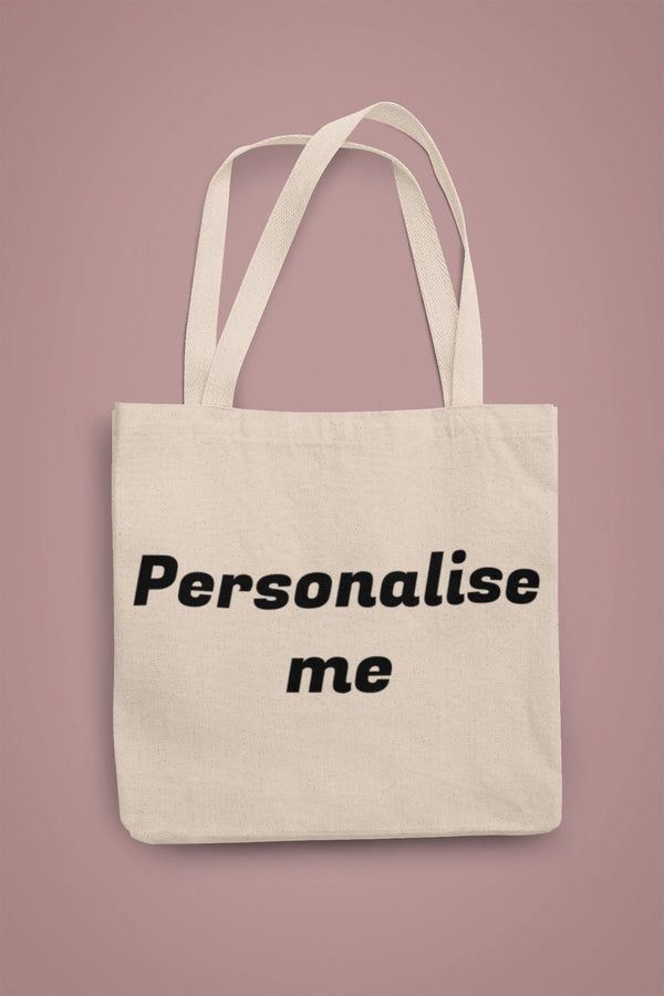 Custom Tote bag, personalise tote bag, cute tote bag, gift for her, gift for him, canvas bag, personalize bag, shopping bag, shoulder bag - little crafty souls