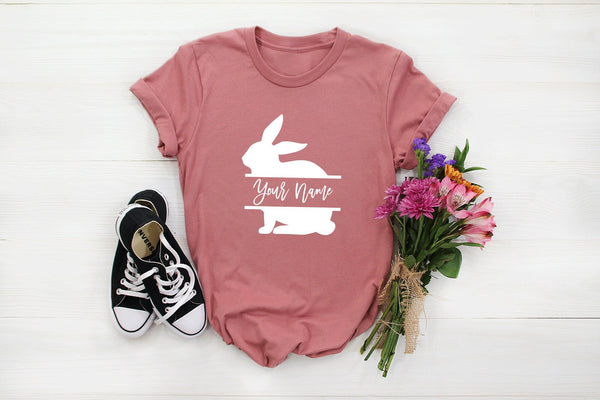 Customisable Easter Bunny Tshirt - little crafty souls