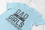 Dad Of Girls #Outnumbered Tshirt - little crafty souls