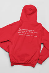 Dear Person Behind Me Hoodie - Personalised Be Kind Message Hoody - Mental Health Awareness Hoodie, to the person behind me hoody - little crafty souls