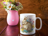 Easter Bunny Mug, Spring mug, Easter, Spring - little crafty souls