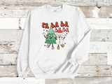 Fa La La La christmas sweater, christmas jumper uk, retro christmas jumper, vintage christmas sweatshirt, groovy xmas sweater - little crafty souls