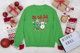 Fa La La La christmas sweater, christmas jumper uk, retro christmas jumper, vintage christmas sweatshirt, groovy xmas sweater - little crafty souls