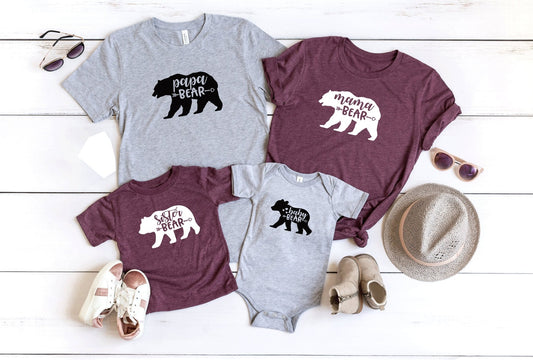 Family Bear Tshirts - little crafty souls