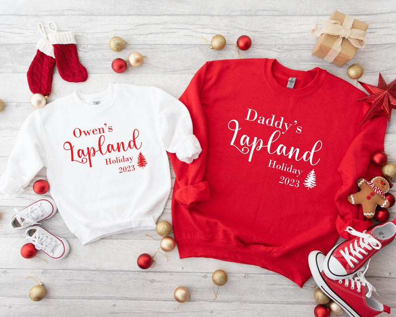 Family Lapland Jumpers, Personalised Family Christmas Jumpers - little crafty souls