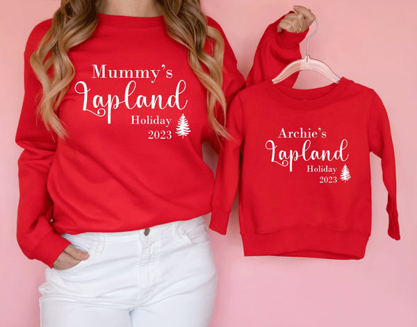 Family Lapland Jumpers, Personalised Family Christmas Jumpers - little crafty souls