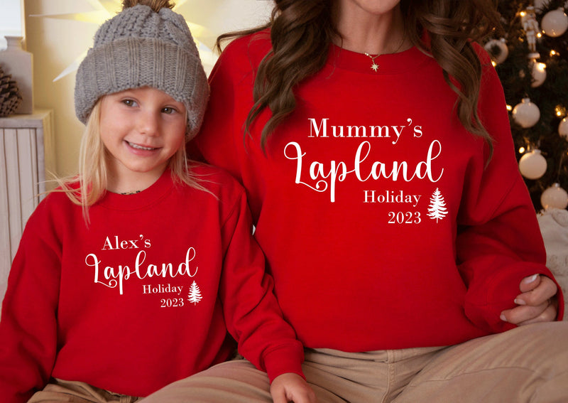 Family Lapland Jumpers, Personalised Family Christmas Jumpers - little crafty souls