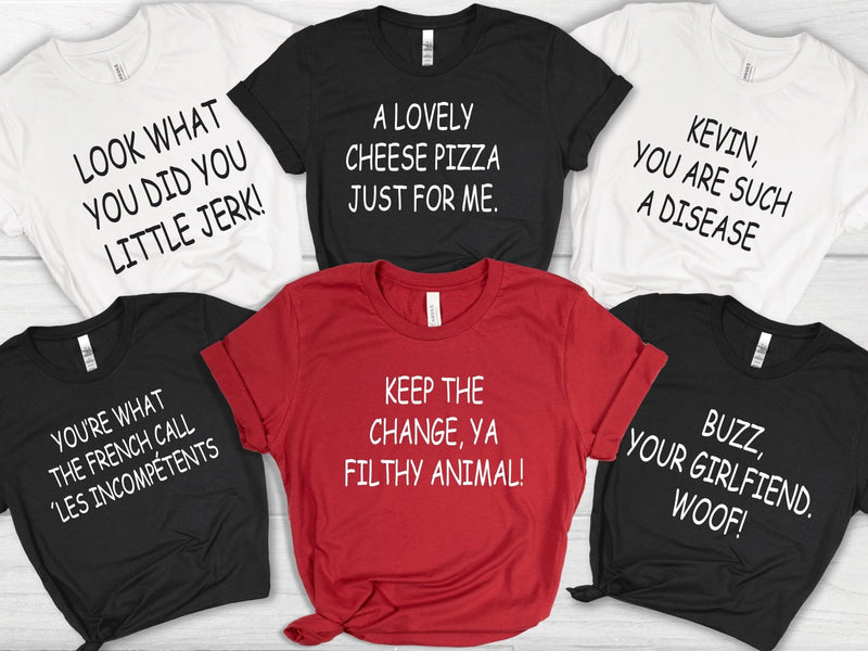 Family Matching Home Alone Quote Christmas Thirts - little crafty souls